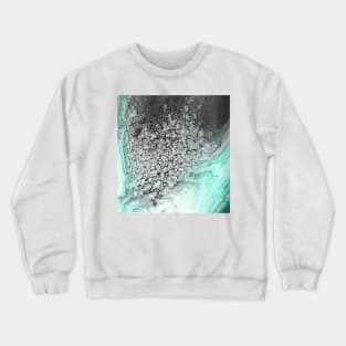 Abstraction 210, Swamp Gas Crewneck Sweatshirt